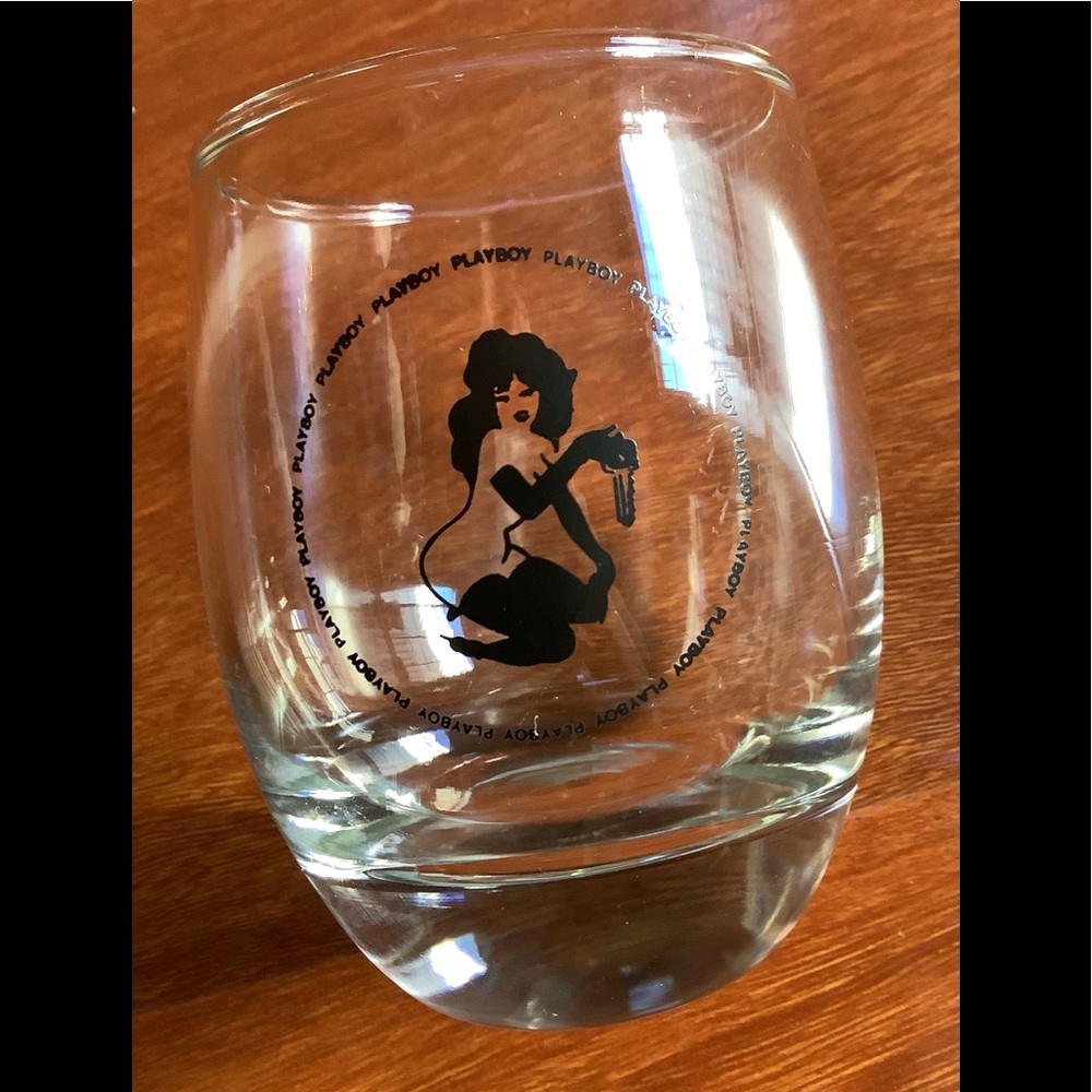 Vintage Playboy Club Drink Glass